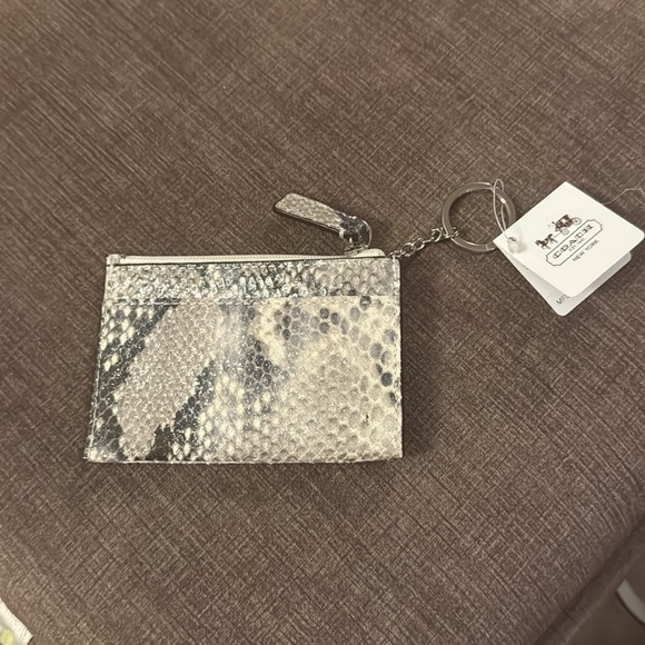 Coach Embossed Python Mini Skinny - Picture 2 of 3